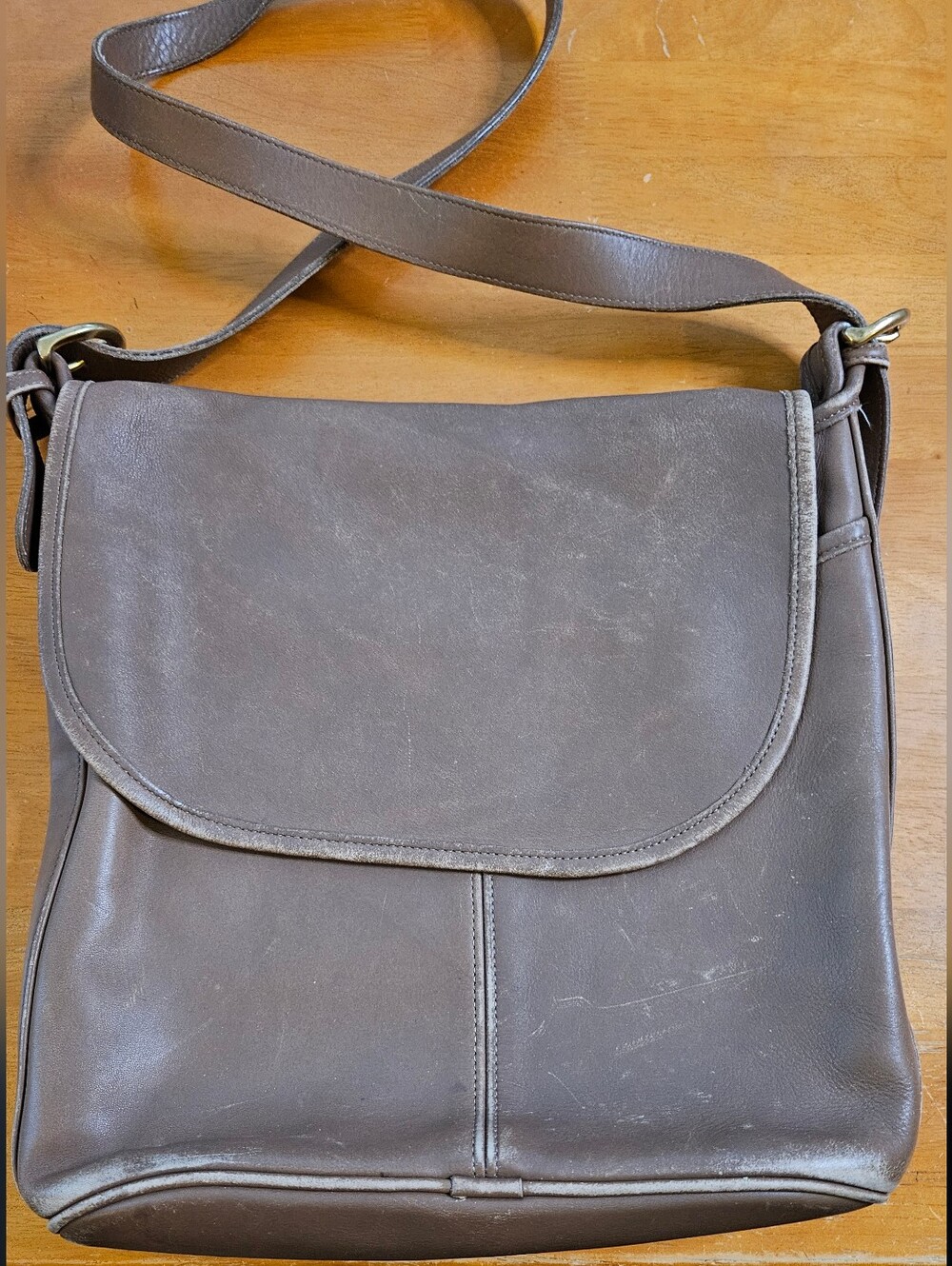 Coach Vintage Whitney Brown Leather Crossbody Bag